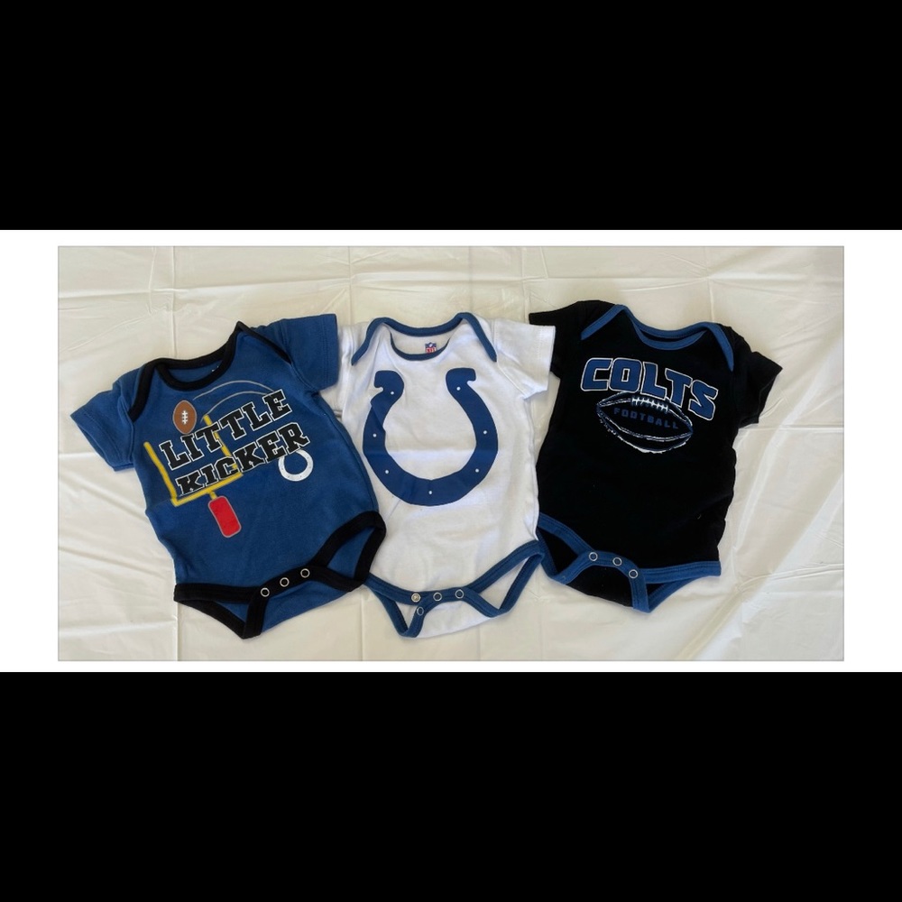 Colts onesie, sold as a set